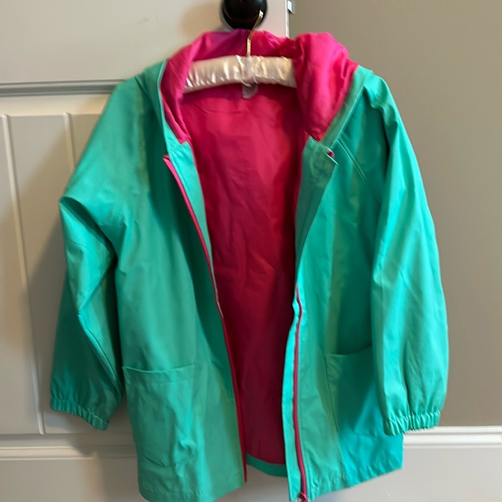 Viv and Lou rain jacket with hood